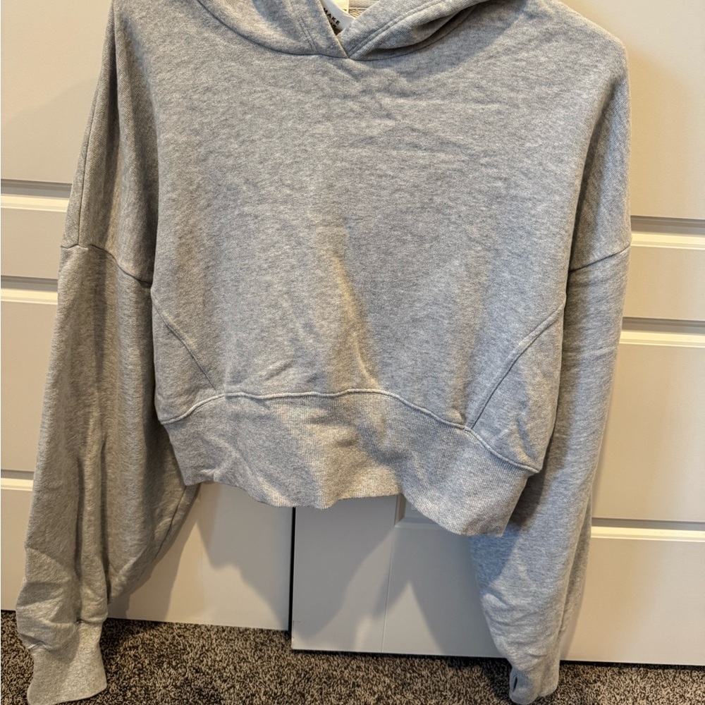 Aerie Light Gray Women's Hoodie Sweater